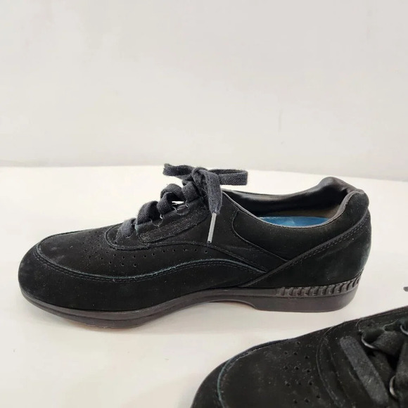Natural Sport Womens Size 8 W Black Comfort Walking Shoes Lace Up Unworn - Picture 3 of 8